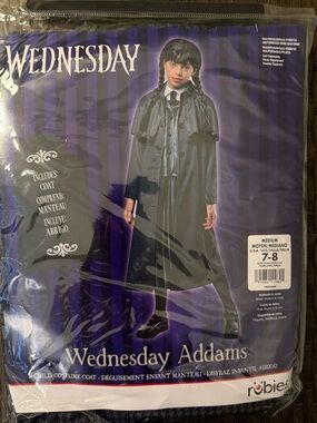 Rubie's Wednesday Addams Black Coat Costume